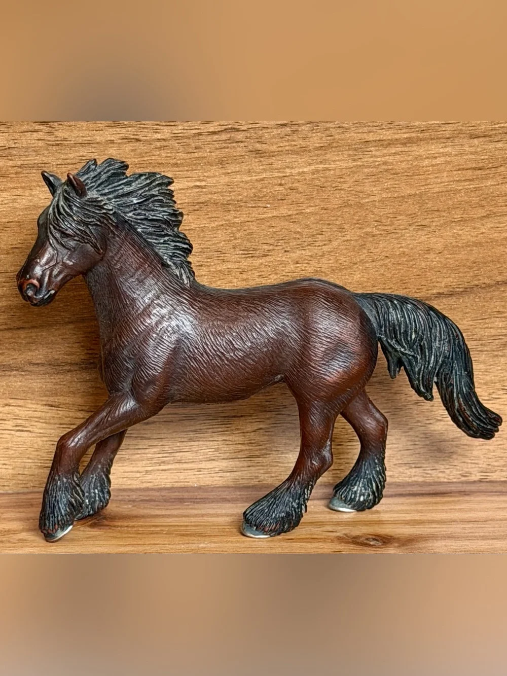 Schleich 2005 Friesian Mare Dark Bay Brown Model Horse Model 13604